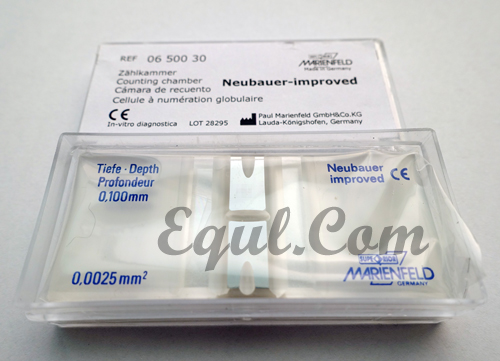 Neubauer-improved bright line 0,1 mm