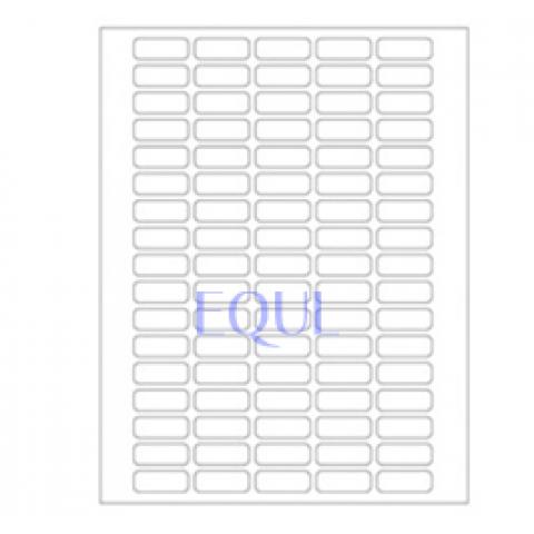 液氮激光打印标签(33x13mm) (-196℃~150℃)白色装