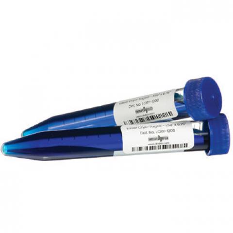 DIVBIO 高温/液氮激光打印标签38x19mm通用型(-196℃~150℃)蓝色装