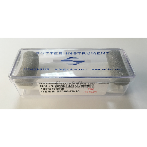 SUTTER 标准壁硼硅酸盐玻璃电极（有芯） borosilicate glass BF100-78-10